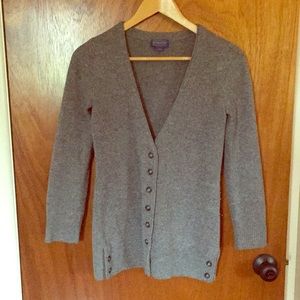 Button down lamb wool sweater